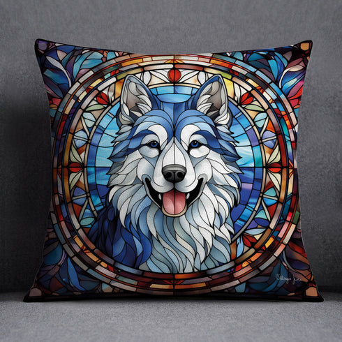 Alaskan Malamute Suncatcher Design Cushion